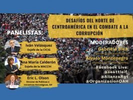 Conversatorio sobre el futuro de la lucha contra la corrupción