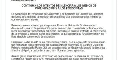 Continúan intentos para silenciar a medios de comunicación y periodistas