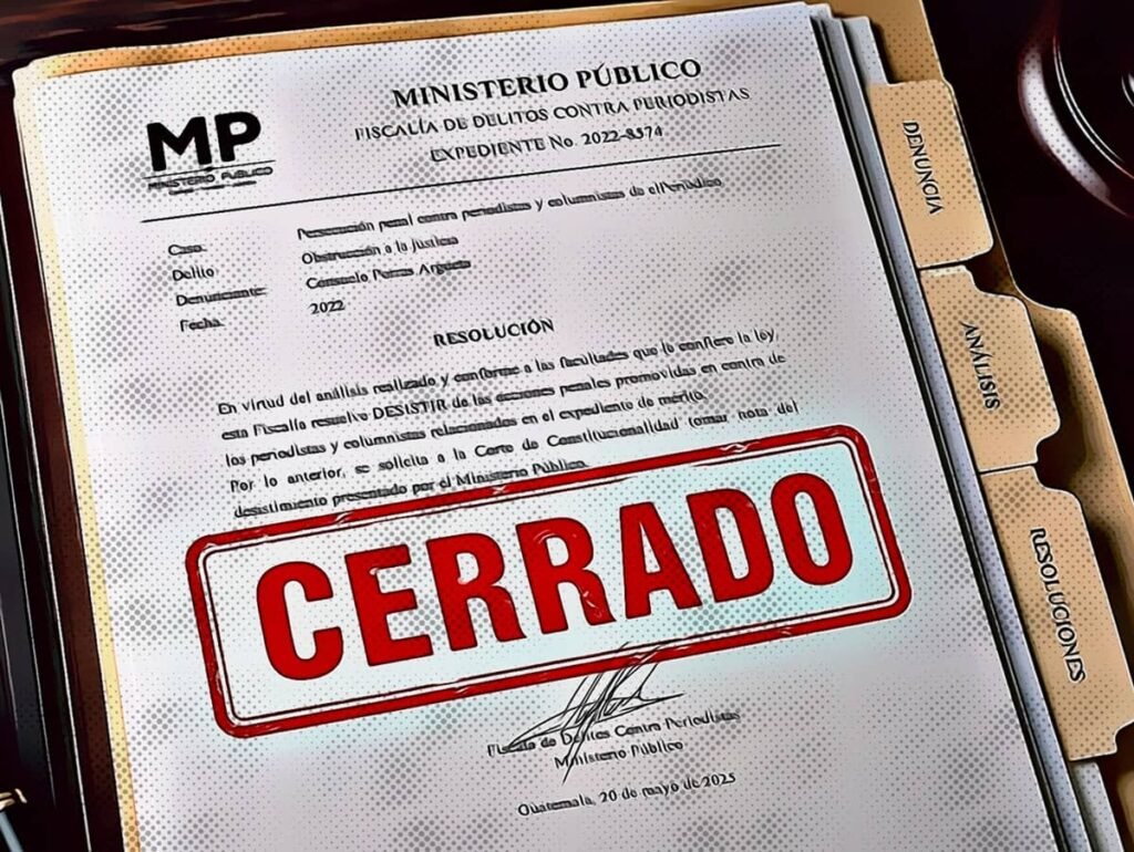 MP pone fin a proceso contra periodistas de elPeriódico